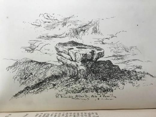 约1871年 约瑟夫·布拉德伯里《萨德尔沃思随笔》 4幅手绘速写插图 漆布精装32开 商品图7