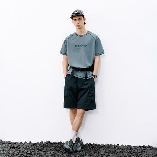 714street7A抗菌速干运动短袖2026夏季凉感防晒骑行服情侣T恤男 商品图3