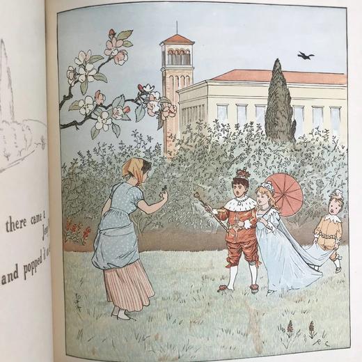 约19世纪后 凯迪克图画书第二册 配大量彩色插图 漆布精装大32开 商品图10