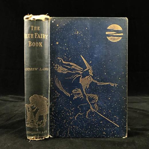 1889年 安德鲁·朗格《蓝色童话书》 数十幅精美插图 漆布精装32开 商品图0