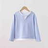 Rarmoell拉慕儿26年春款新品撞色假两件长袖T恤上衣休闲百搭儿童款时尚套头衫 商品缩略图8