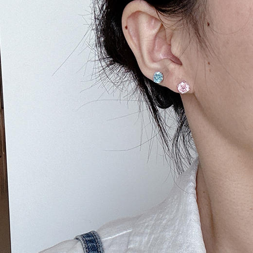 千禧玫瑰医用钛钢耳饰-纪念日百货门店同款162594016 商品图2