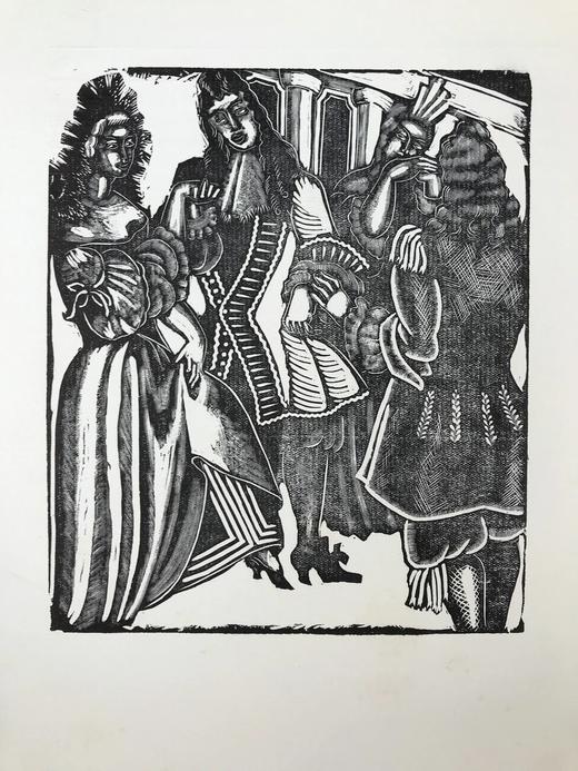 限量350册 1927年 哈利法克斯侯爵《淑女的新年礼物（给女儿的箴言）》 塞恩斯伯里木版画插图 布面精装大16开 商品图10