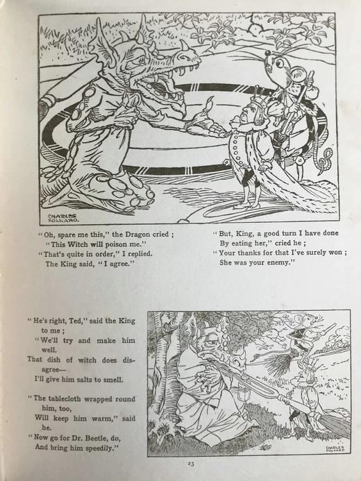 约20世纪早期 福卡德绘本童书《泰迪尾巴的童话故事》  配大量插图 平装16开 商品图8