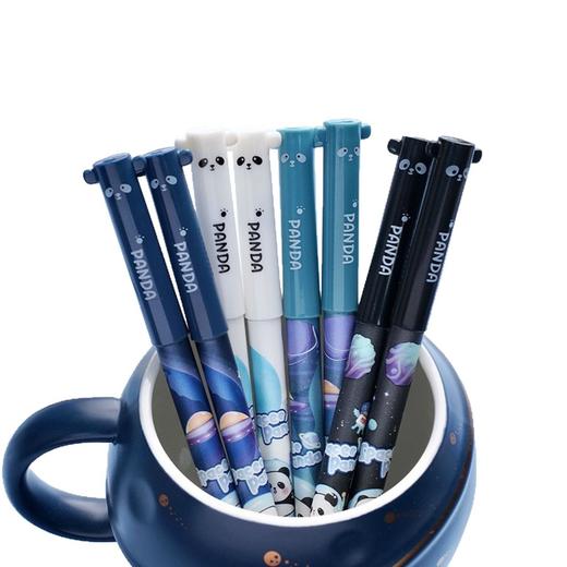 【开学季❗️熊猫可擦中性笔套盒】高颜值学生可擦中性笔，速干易摩擦，黑笔可擦笔刷题笔小学生文具用品L 商品图4