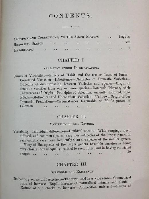 1892年 达尔文《物种起源》 漆布精装32开 商品图4