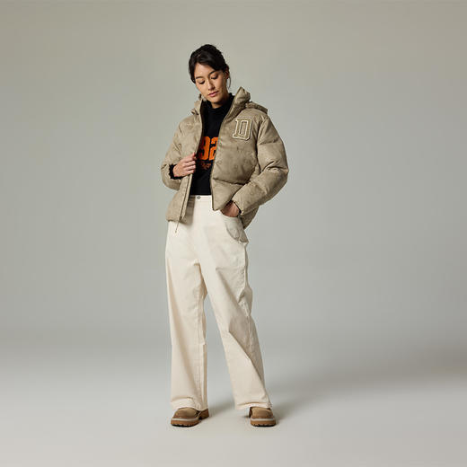 Dickies小LOGO休闲百搭舒适满印羽绒服 羽绒服女 DK0A87FB 商品图3