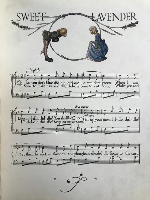 约1920年代 三十首经典童谣 伍德罗夫精美彩色插图 精装大16开 商品图8