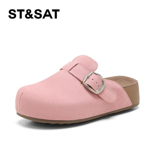 星期六26春新款时尚简约百搭厚底勃肯拖SSE1110C4Q 商品图9