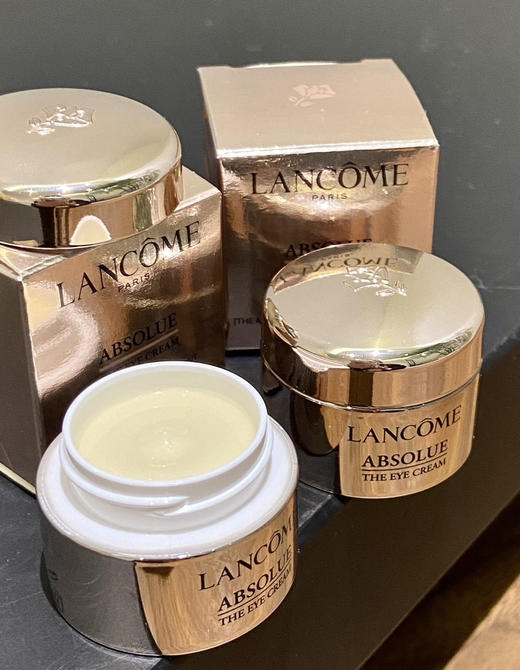 滋养淡纹！国柜兰蔻菁纯眼霜礼盒 菁纯眼霜中样5ml×4+按摩棒礼盒配礼盒 商品图4