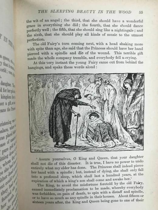 1889年 安德鲁·朗格《蓝色童话书》 数十幅精美插图 漆布精装32开 商品图12