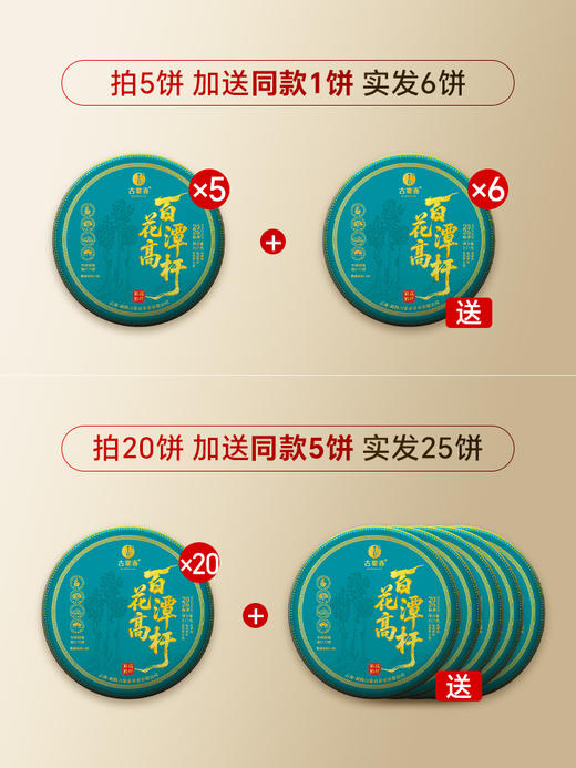 【最后几饼，后续不再接受预订】【百花潭高杆】2026年春茶预售茶王树同源稀少高杆，爱茶老客‘心头宝’ 选取茶王树周边三棵大高杆单采单制 全球仅有八棵高杆古树！ 357克/饼 商品图6