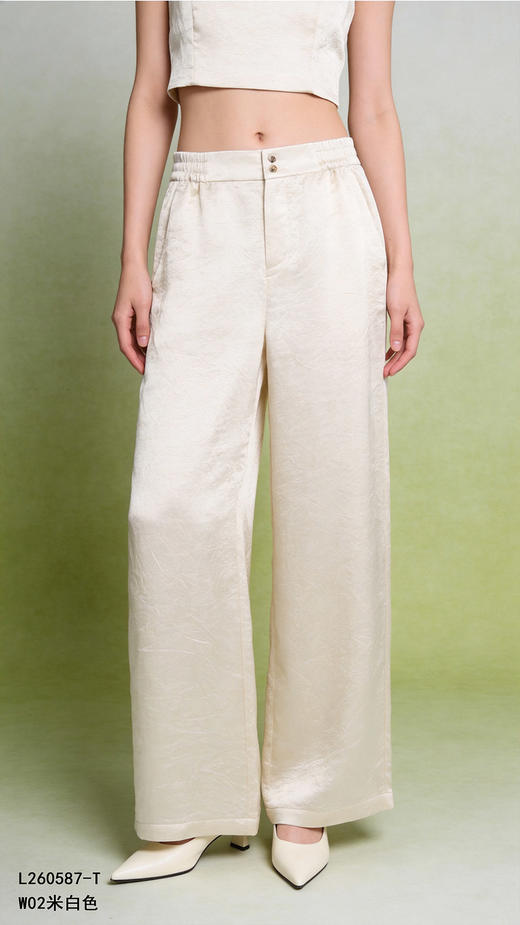 L260587-T醋酸休闲裤 商品图9