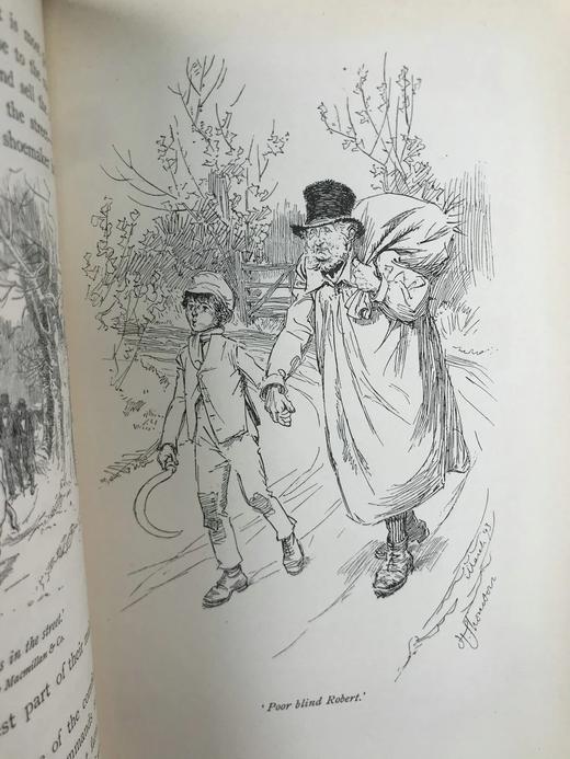 1893年 玛丽·米特福德《我们的村庄》 休·汤姆森100幅插图 漆布精装32开 商品图7