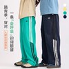 2026年春季新品龙之涵美式条纹直筒阔腿裤美式复古宽松显瘦休闲裤 商品缩略图0