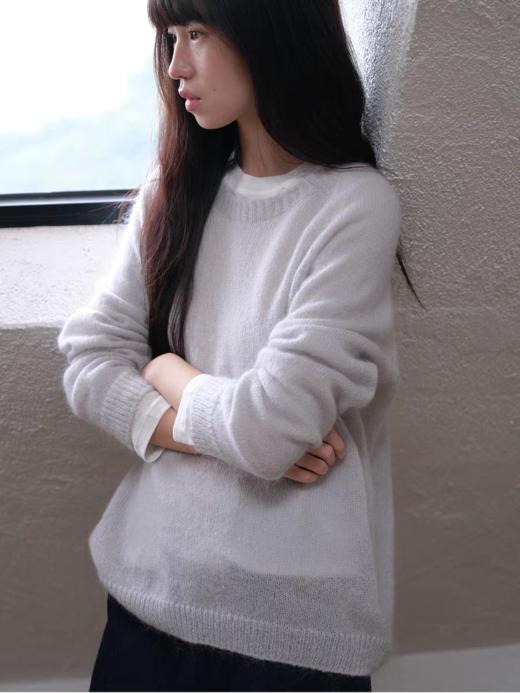 步履不停/6A13332C/马海毛套头长袖毛衣 商品图1