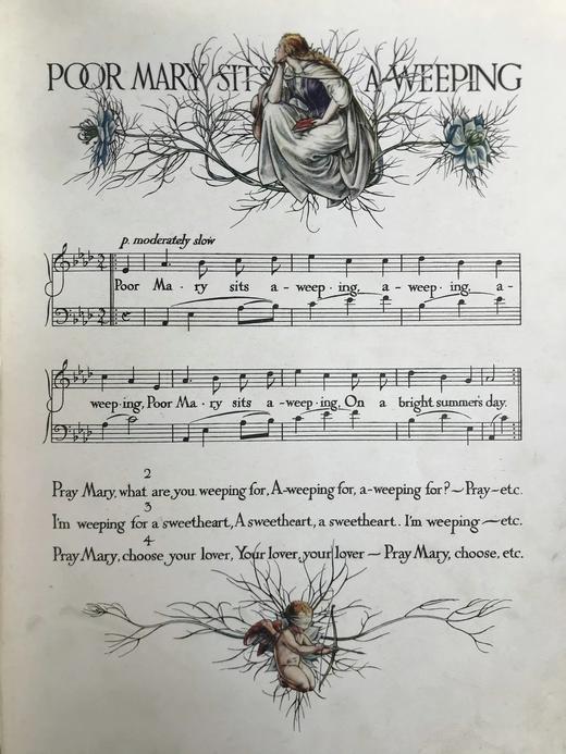 约1920年代 三十首经典童谣 伍德罗夫精美彩色插图 精装大16开 商品图7