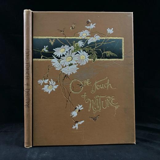 约19世纪后期 自然的触动及其他诗歌 17幅插图 漆布精装16开 商品图0