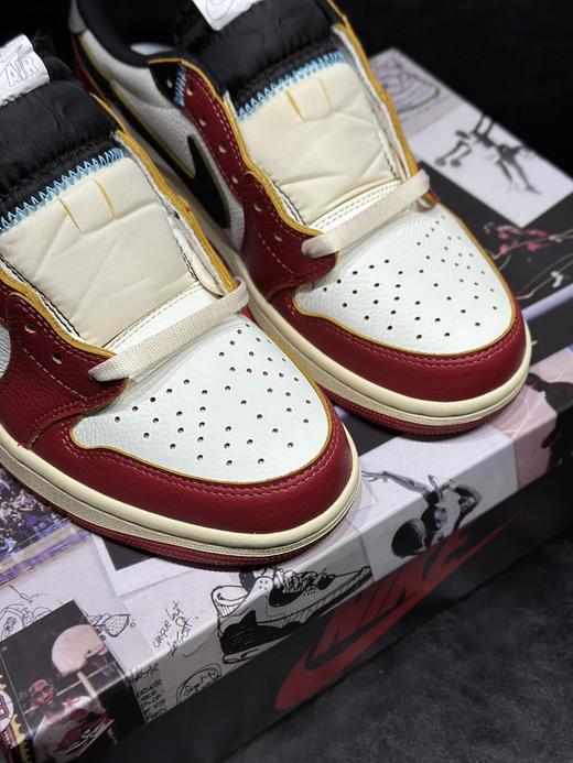 秋冬特惠💰430 公司级 Air Jordan 1 Low 防滑 低帮 倒钩联名款 商品图7