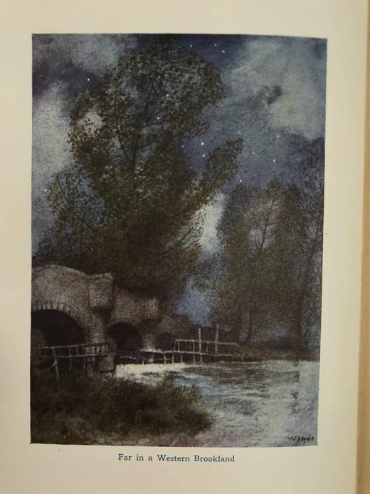 1908年 豪斯曼《西罗普郡少年》 8幅彩色插图 布面精装32开 商品图2