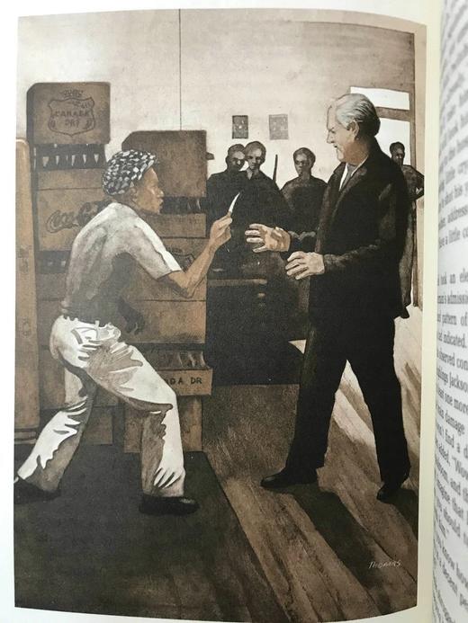 限量签名本！杰拉德·格林《最后的怒汉》 约10幅插图 豪华皮装18开 商品图14