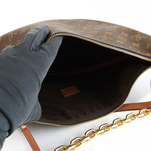 【98新】LV路易威登LOOP HOBO手袋M46311老花拼色款LOOP HOBO大月亮单肩斜挎包女士230226NJM01 商品图8