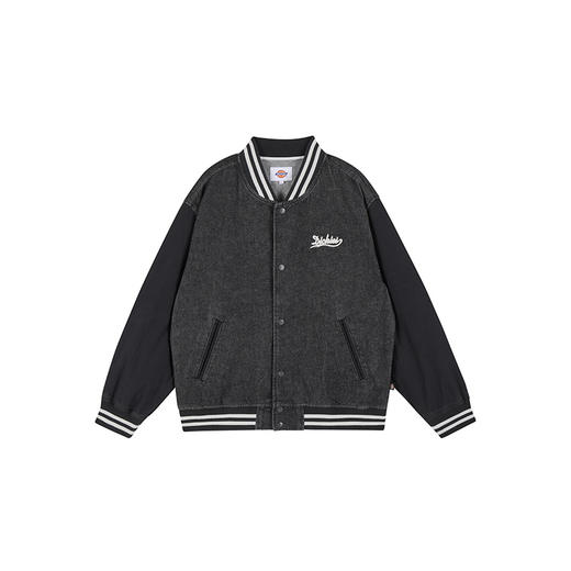 Dickies字母印花牛仔棒球服男女同款美式复古学院风宽松夹克外套DK0A87RV 商品图1