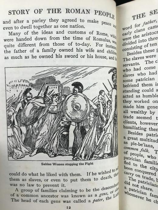 1914年 罗马人的故事 数十幅插图 全真皮精装35开 商品图7