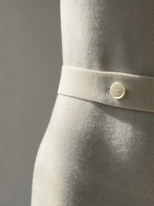 FREY｜KT073 PORTO knit dress [ 白 ] 商品图5