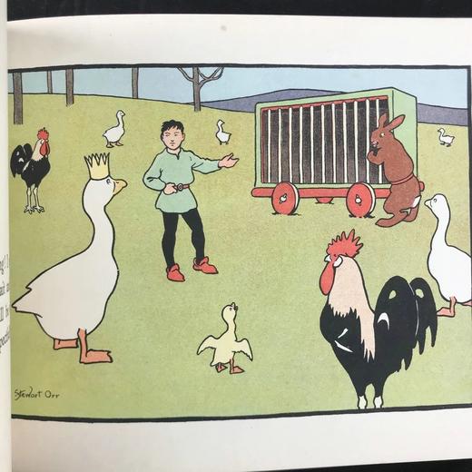 约1910年代 斯图尔特·奥尔彩色绘本《两个快活的水手》 配大量插图 精装18开 商品图7