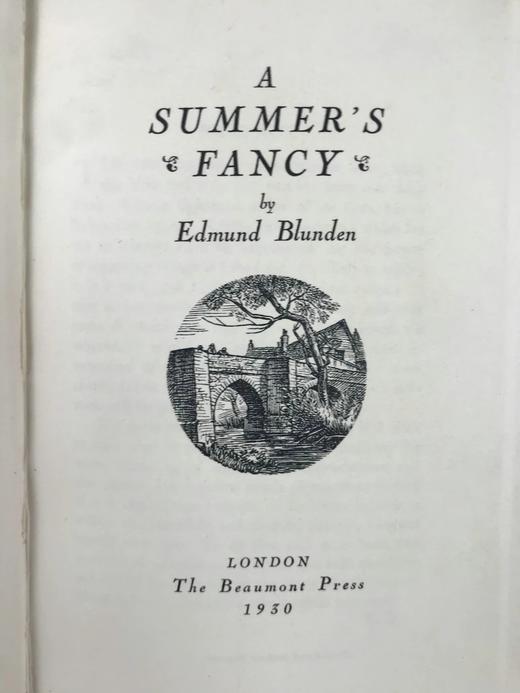 限量签名本！1930年 布伦登《夏日遐想》 施瓦贝4幅插图 布脊精装18开 商品图4