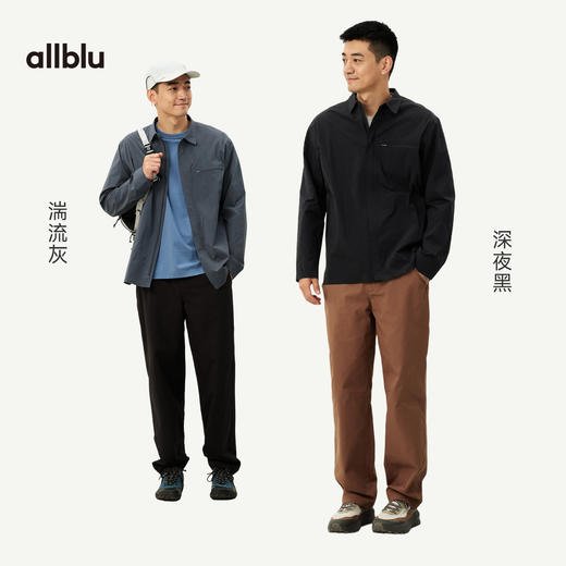 【春Vol.4】allblu男装“日常实穿的机能风”26春夏【凉纱速干】长袖衬衫ZY 商品图3