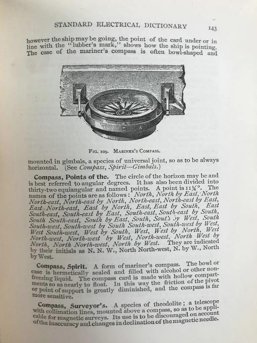 1894年 电气工程百科辞典 数百幅版画插图 漆布精装32开 商品图7