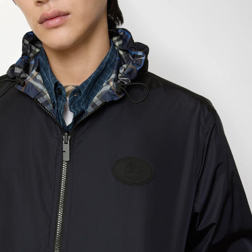 BURBERRY 巴宝莉 男士双面两穿格纹连帽外套 格子 8118823 C4060 商品图3