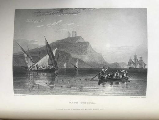 1835年 芬登版画集：拜伦生平与作品（全3卷） 百余幅版画插图 全真皮精装18开 商品图6