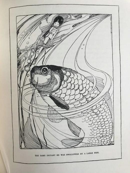 约1920年代 安徒生童话 安妮·安德森8幅彩色手工贴图与大量黑白插图 布面精装16开 商品图14