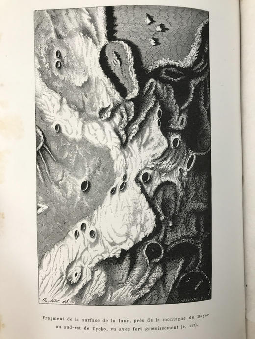 【法语】约19世纪后期 热带地区天文及自然科学研究 40幅版画插图  部分为彩色 真皮精装16开 商品图11