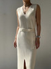 FREY｜KT073 PORTO knit dress [ 白 ] 商品缩略图0
