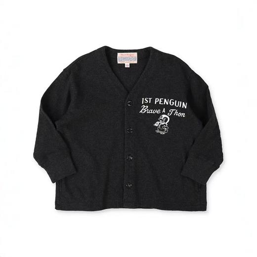 2026SS春夏DD日系薄软儿童亲子装小企鹅刺绣V领开衫T恤外套！ 商品图5