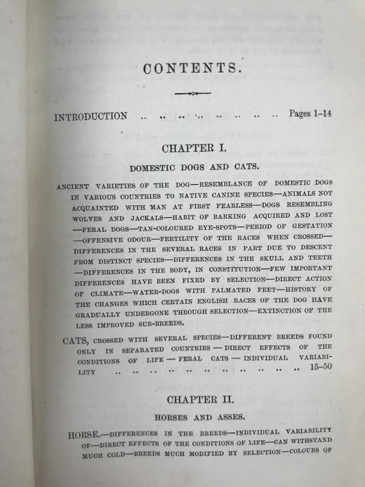 1875年 达尔文《动物和植物在家养下的变异》（全2卷） 43幅版画插图 真皮精装32开 商品图4