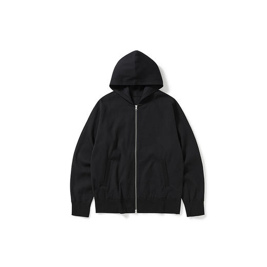 WHEELS and WIND 男女日本帝人机能性吸湿速干华夫格连帽拉链卫衣 商品图3