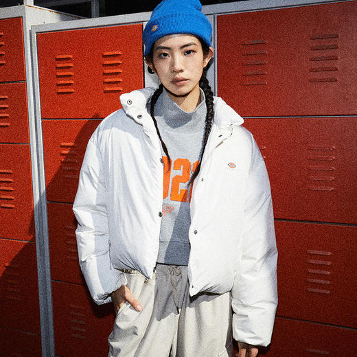 Dickies短款羽绒服男女同款休闲防泼水立领加厚保暖面包服外套DK0A87CA 商品图7