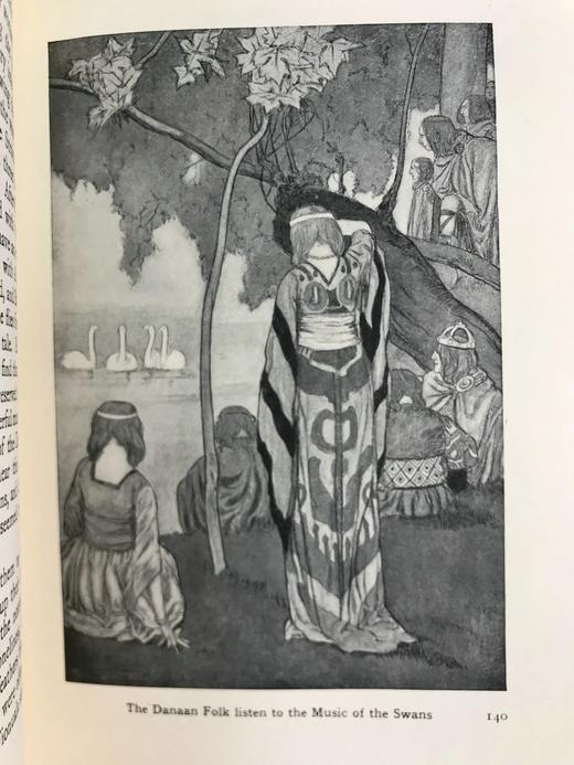 1927年 凯尔特神话与传说 46幅插图 漆布精装大32开 商品图13