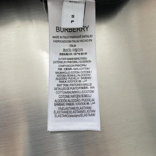 点此购买 巴宝莉春夏季男女款水洗裂痕短袖T恤 md 340705 商品图10