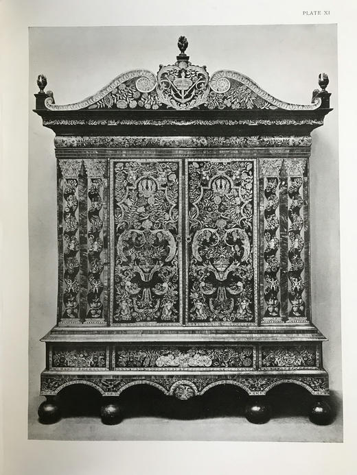 1923年 英国老胡桃木与漆器家具图集 40幅插图 漆布精装大16开 商品图13