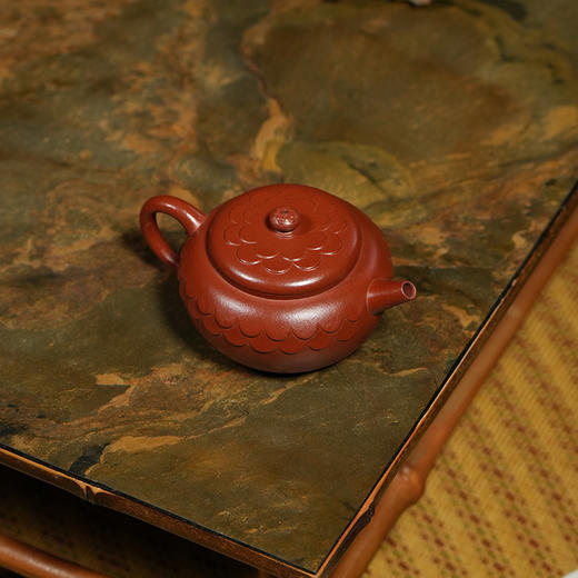 龙德堂陶艺 汤宣武 作品《金鳞》原矿大红袍 140cc 库存请咨询客服 商品图1