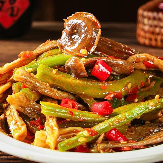 【脆弹3倍爽❗️贡菜鹿茸菇】特色地道湖湘味，狂炫无压力，鲜辣爽口.燃爆味蕾，香辣过瘾下饭菜开袋即食开胃解馋零食凉拌咸菜QQ 商品图0