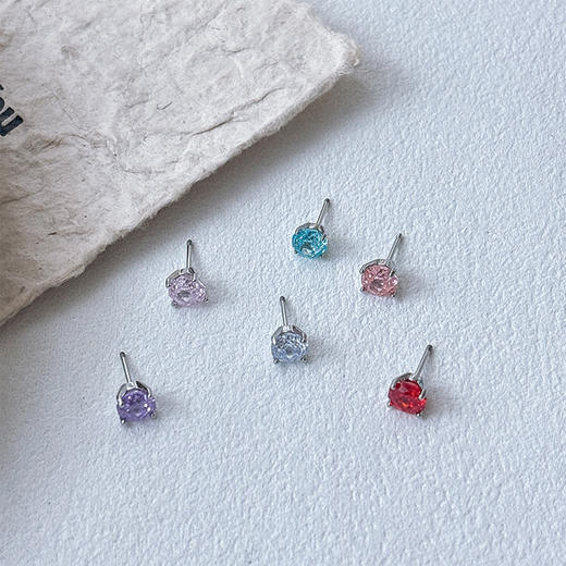 千禧玫瑰医用钛钢耳饰-纪念日百货门店同款162594016 商品图1