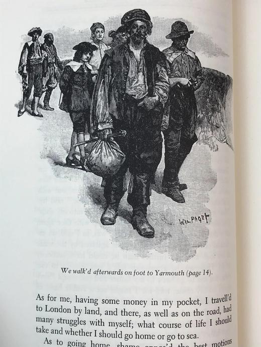 限量版！丹尼尔・笛福《鲁滨逊漂流记》 配插图 富兰克林图书馆豪华皮装本 商品图4