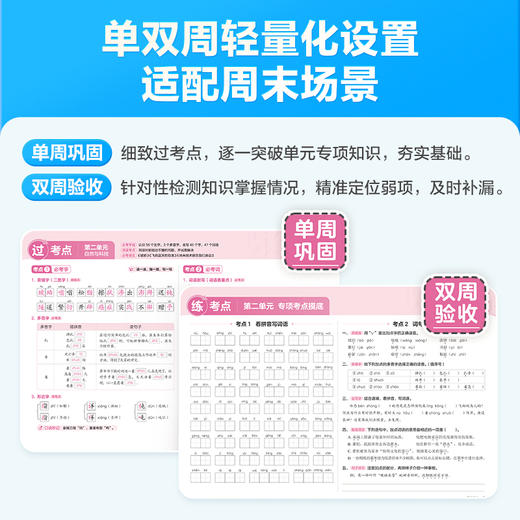 学而思过考点 26春语数周末小测 单周过考点双周摸底精准复习 商品图2